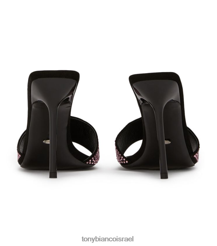 נעלי עקב | נשים קריסטל ורוד/זמש שחור Tony Bianco נעמי עקבים 8BNR8T143